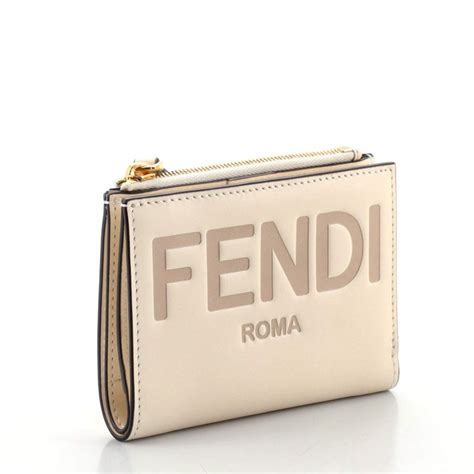 fendi bifold|fendi bifold leather wallet.